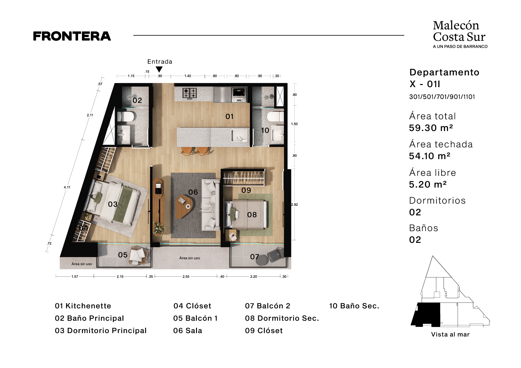 Malecón Costa Sur 658